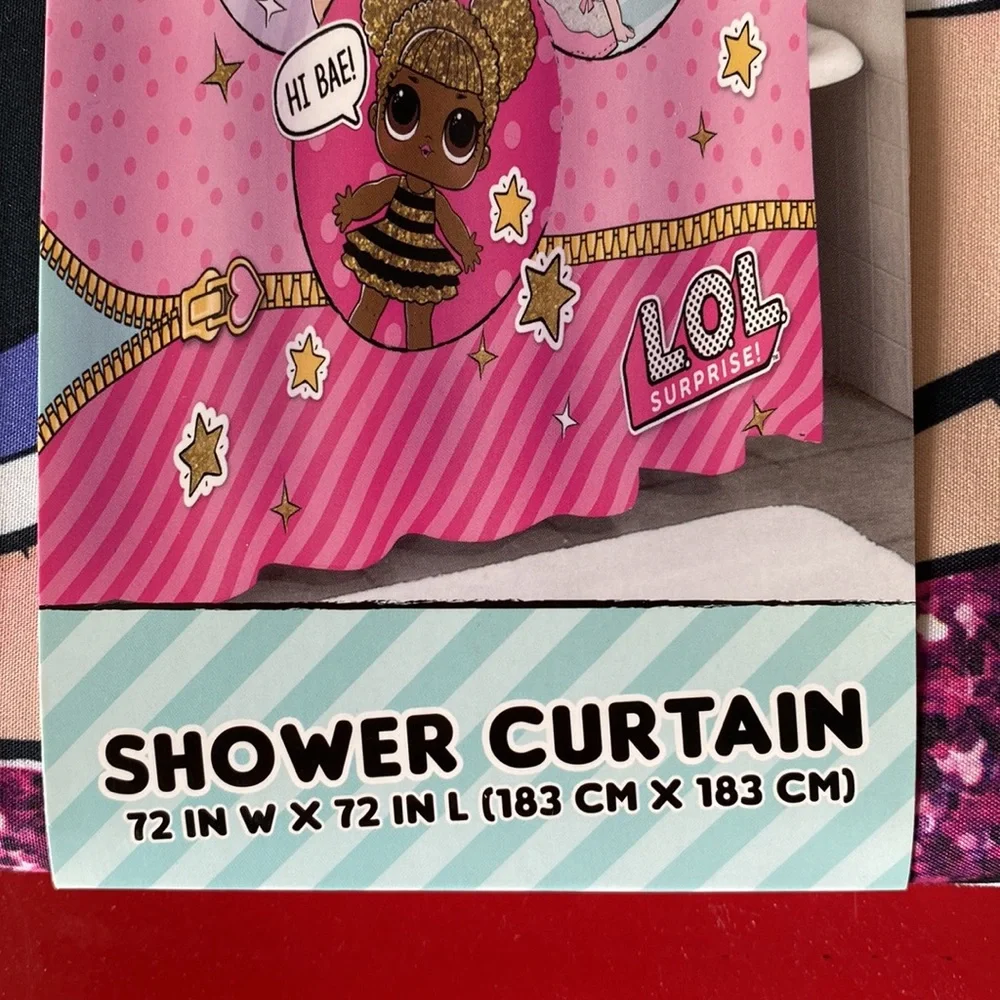 L.O.L. SURPRISE! NEW Shower Curtain